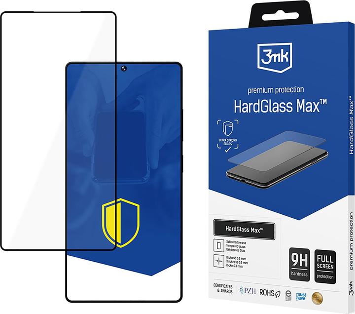 Produktbild 3MK Tempered glass HardGlass Max Black for Samsung Galaxy S25 Ultra (1 Stück, Samsung Galaxy S25 Ultra)