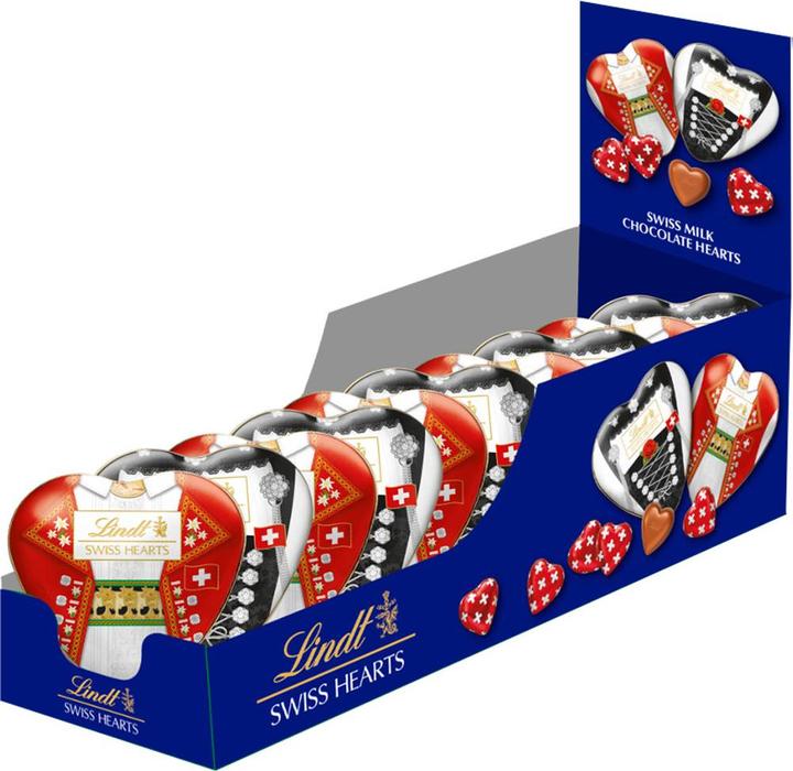 Immagine prodotto Lindt Lattina di cuori di latte Souvenir Tracht Edition (90 g)