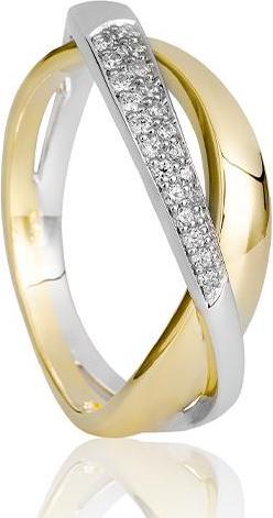 Image du produit Breuning BAGUE - BRILLE. 0,133 Ct. H/si (49, Or 585/14 K)