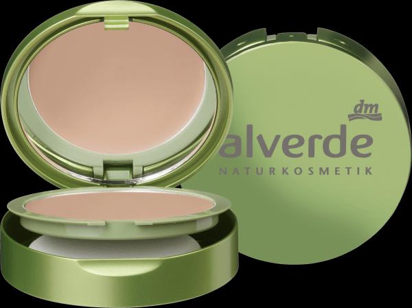 dm alverde Compact make-up honey-gold 020 (Honey gold)