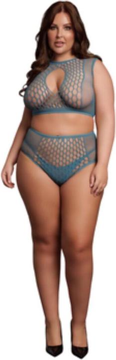 Productafbeelding Le Désir Duo Net Sleutelgat Beha Set - Damesmaat (XL, XXL, 3XL, 4XL)