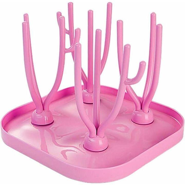 Actual product image JTI Laundry rack for baby bottles - pink
