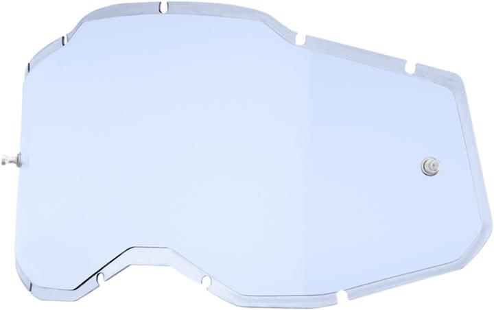 100% RC2/AC2/ST2 Plus Replacement - Injected Blue Lens (Ski goggle replacement lens)