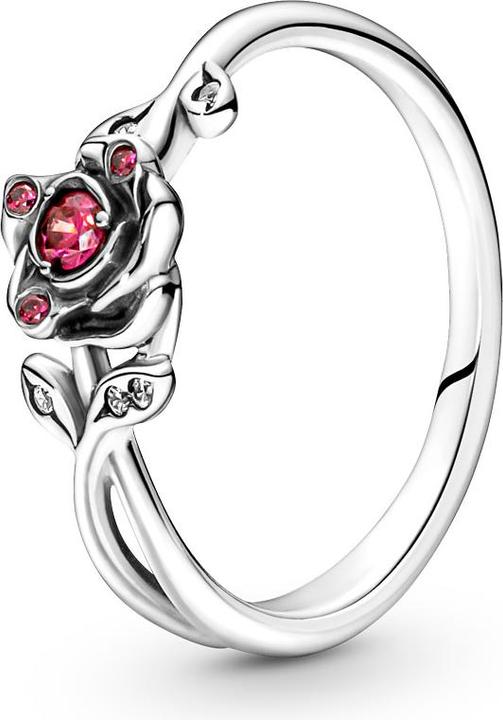 Image du produit Pandora Disney Beauty and the Beast Rose Ring (56, Argent 925)