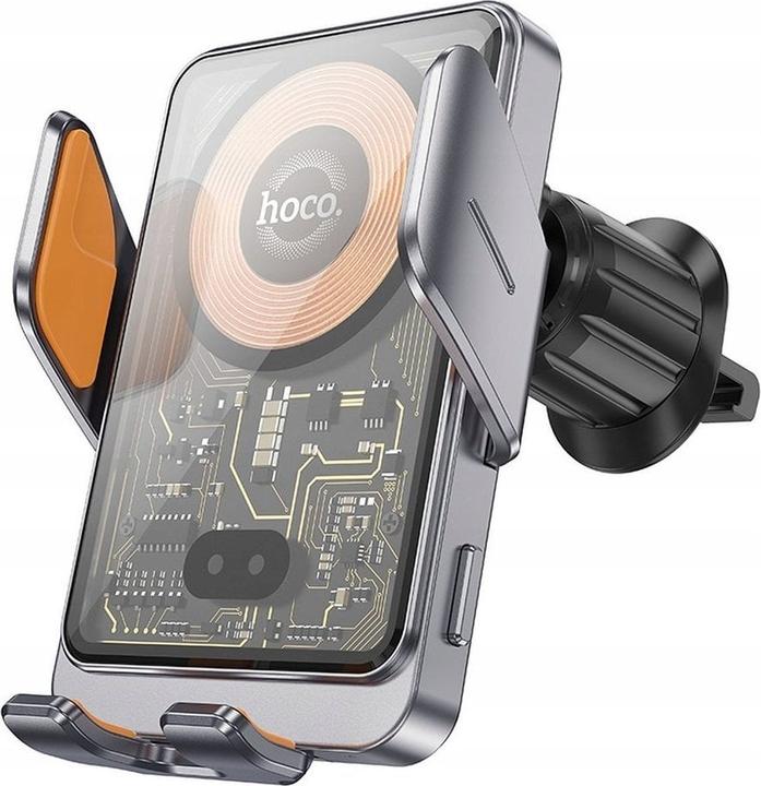 Immagine prodotto Hoco Stazione di ricarica 2 in 1 QI Wireless Fast Charge per auto con base di ricarica