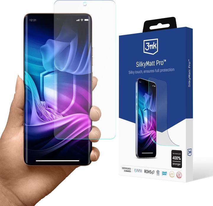 Actual product image 3MK Silky Matt Pro Motorola Moto Edge 50 Ultra Matowa folia ochronna (1 Piece, Motorola Edge 50 Ultra)