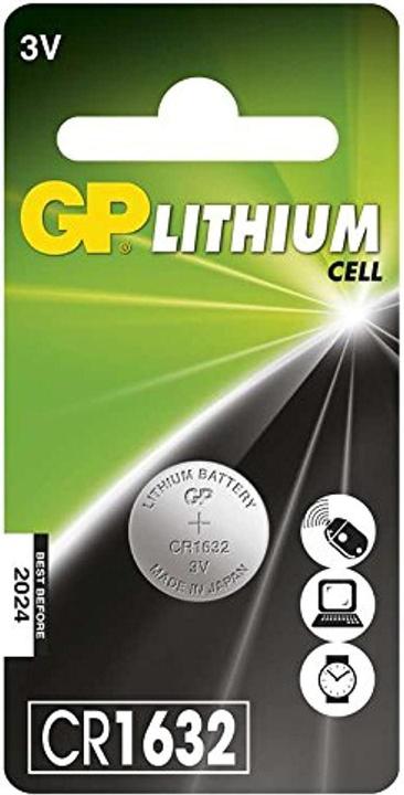 Produktbild GP Batteries LITHIUM BUTTON CELL CR1632 (1 Stk., CR1632, 140 mAh)