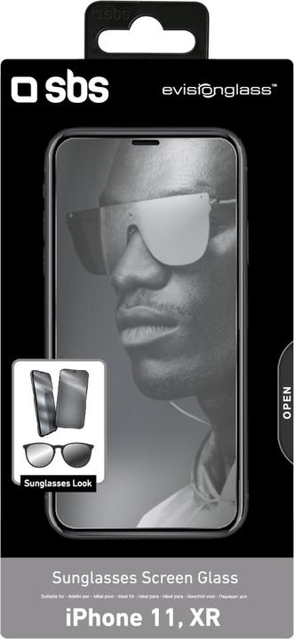 Actual product image SBS Sunglasses Screen Glass for iPhone 11/XR (1 Piece, Apple iPhone XR, Apple iPhone 11)