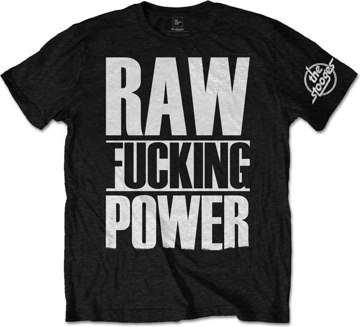 Actual product image Iggy & The Stooges Unisex Adult Raw Cotton T-Shirt (M)