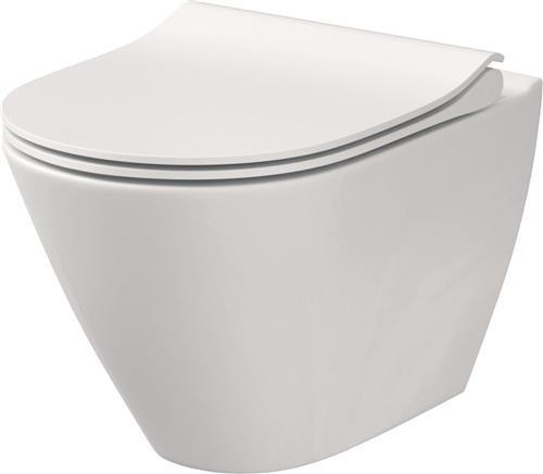 Cersanit Splrandloses Wand-WC-Set City Oval wei K701-104