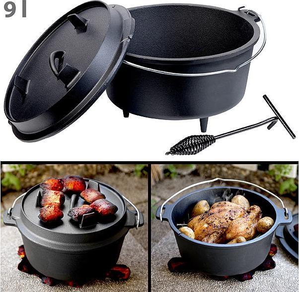 Produktbild Rosenstein & Söhne Dutch Oven aus Gusseisen