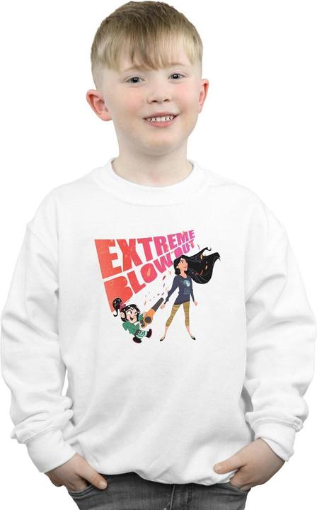Produktbild Disney Wreck It Ralph Pocahontas And Vanellope Sweatshirt Jungen (152, 158)