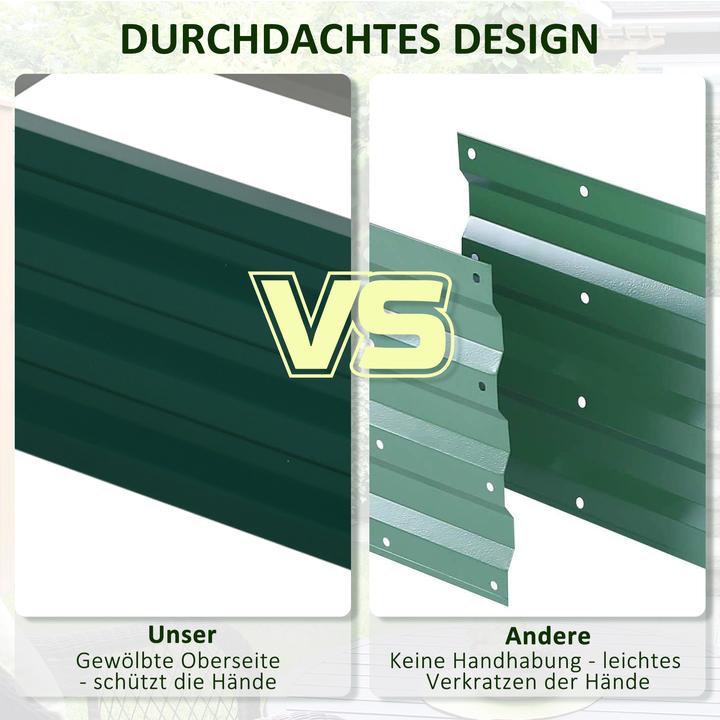 Actual product image Outsunny Bed with open base and curved top edges