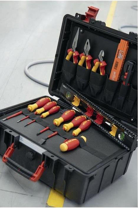 Image du produit Wiha Mallette à outils Basic Set L electric, 18 pièces (18 pièces)