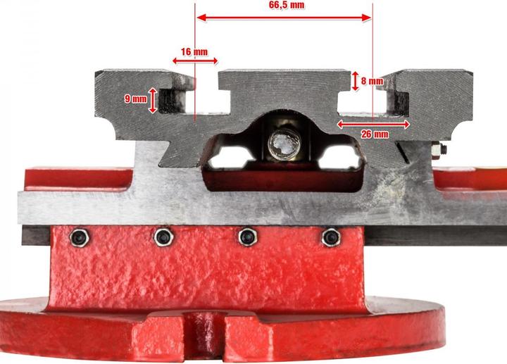 Immagine prodotto Dema Tavola trasversale Tavola di fresatura Tavola di foratura Morsa Tavola coordinata 140x310mm