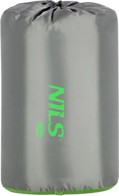 Actual product image Nils Camp NC2011 GREY-Žalias DOUBLE SLEEVE BAG (190 cm)