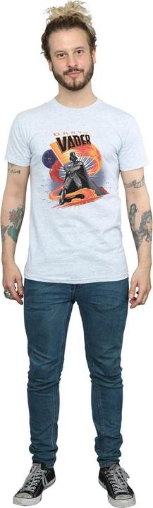 Actual product image Star Wars Mens Darth Vader Swirling Fury T-Shirt (3XL)