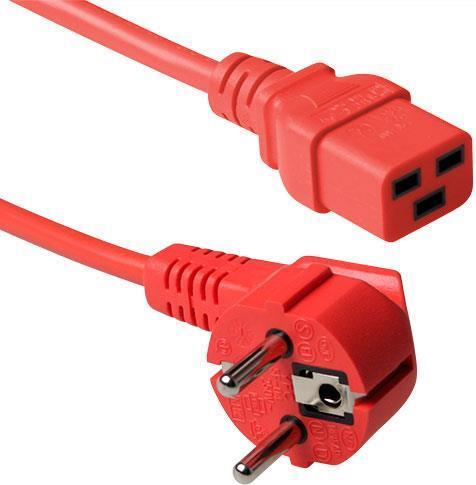 Actual product image Powercord mains connector CEE7/7 male (angled) (3 m, CEE 7/7)