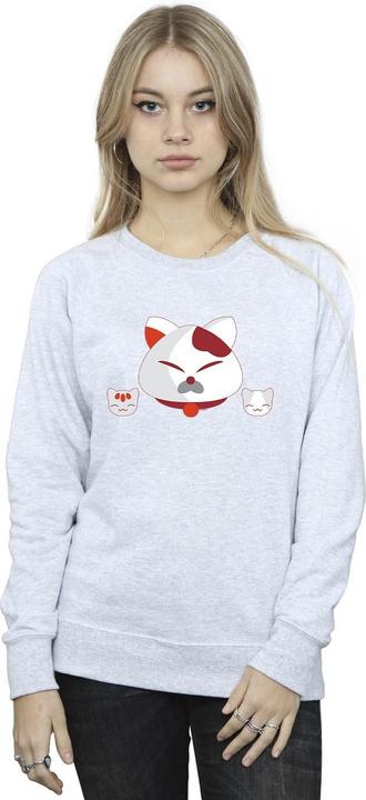 Actual product image Disney Womens/Ladies Big Hero 6 Baymax Kitten Heads Sweatshirt (M)