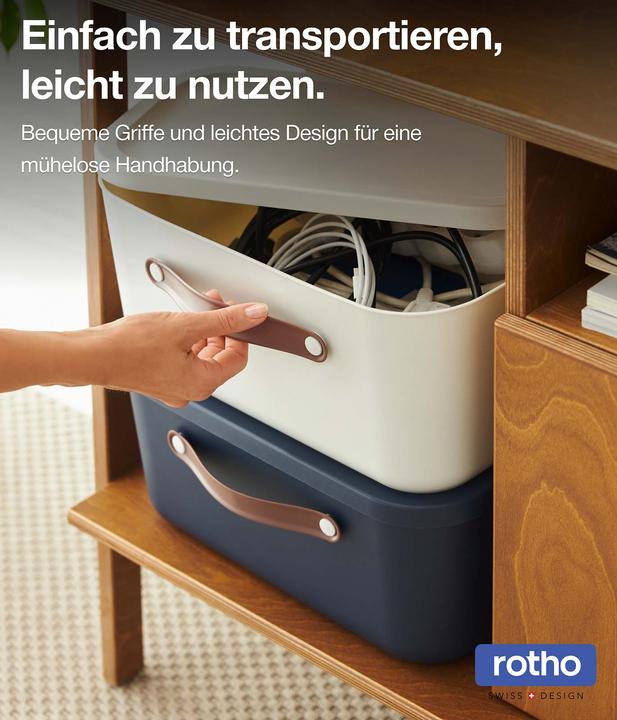 Actual product image Rotho Set of 2 storage boxes Maloja 25l (25 l)