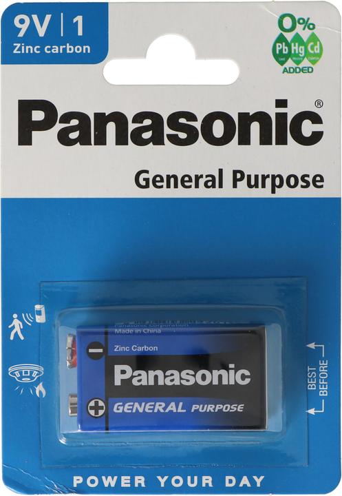 Produktbild Panasonic General Purpose (1 Stk., 9V Block)