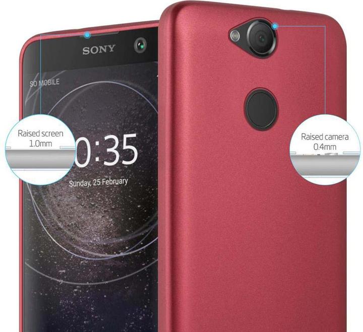 Image du produit Cadorabo Couverture métallique mate TPU (Sony Xperia XA2)
