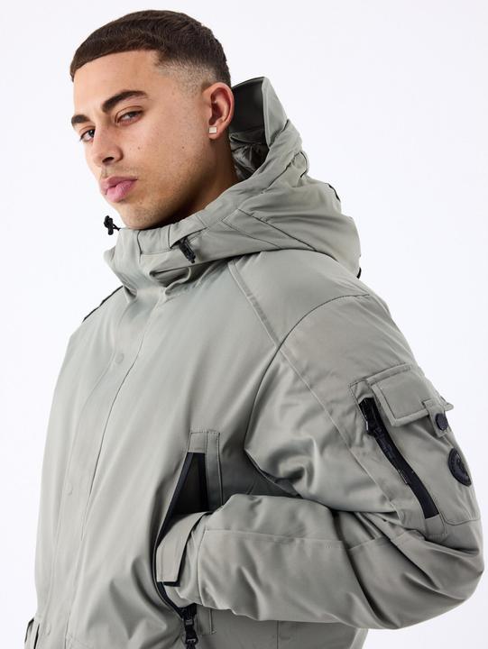 Actual product image Project X Paris long ulti-pocket puffer jacket (M)