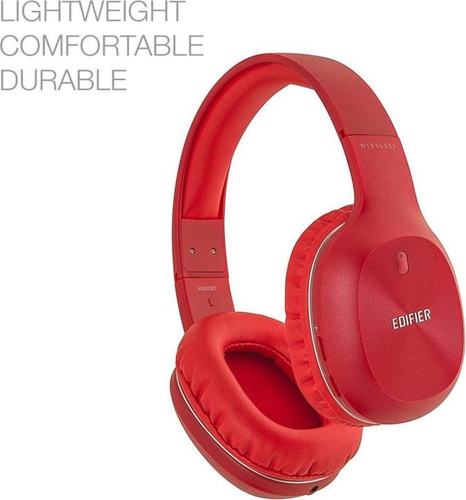 Actual product image Edifier wireless headphones W800BT Plus, aptX (raudonas) (ANC, 55 h, Wireless)