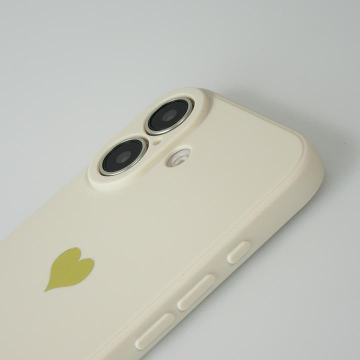 Image du produit PhoneLook Coque Silicone Mat Coeur doré (Apple iPhone 16)