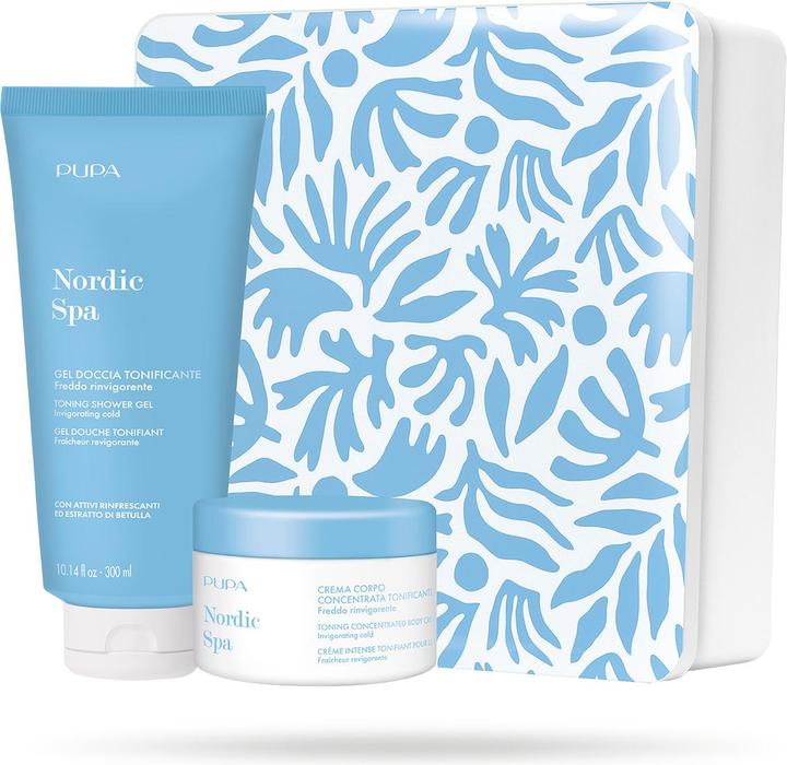 Produktbild Pupa Milano Pupa Nordic Spa Kit 2 mit tonisierendem Duschgel 300ml und tonisierendem, duftendem Wasser 150ml (Haarpflege set)