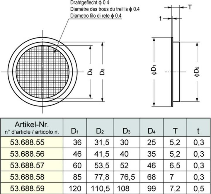 Actual product image Werkstarck Ventilation grille