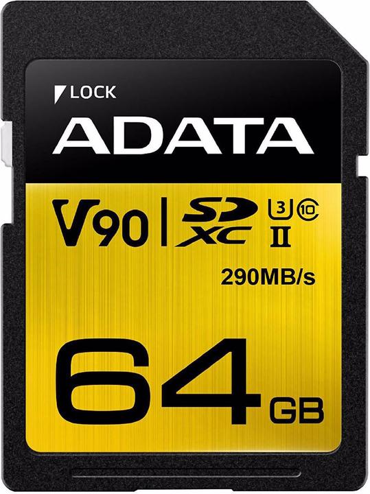 Immagine prodotto Adata Primo Ministro UNO (64 GB, SDXC, U3, UHS-II)