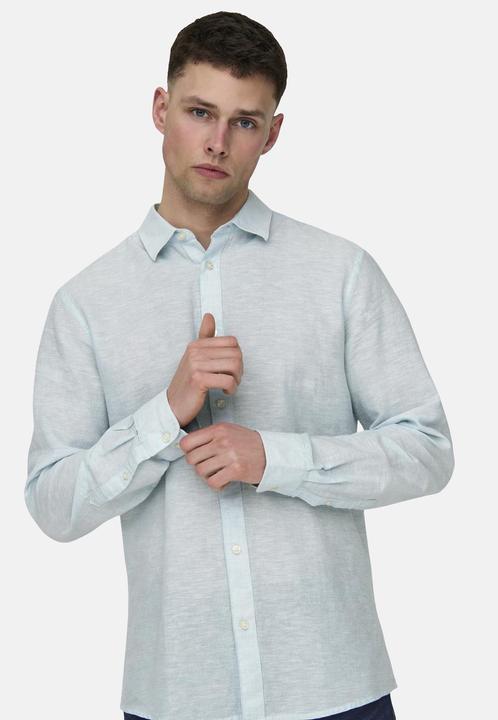Actual product image Only & Sons Slim fit shirt collar shirt shirt shirt (M)