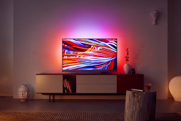 Produktbild Philips Ultraflacher 4K UHD-LED-Android-Fernseher 55PUS8503/12 (55", LED)