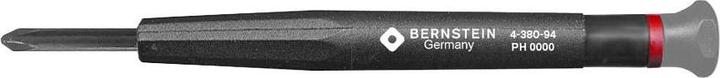 Actual product image Bernstein Phillips screwdriver, PH0000, rotating handle (Cross recess)