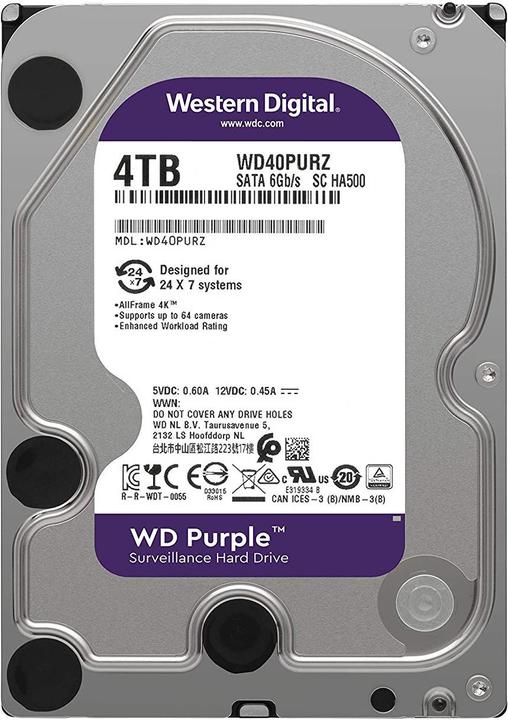 Image du produit WD Purple (4 To, 3.5", CMR)