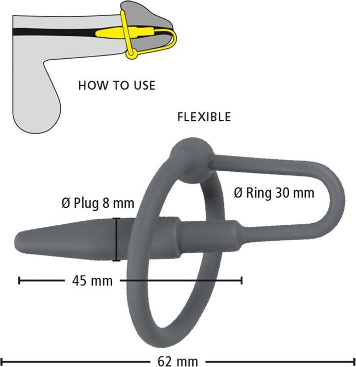 Productafbeelding You2Toys Penis Plug met Glansring