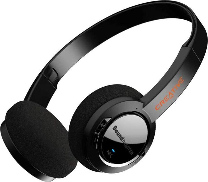 Produktbild Creative SOUND BLASTER JAM V2 Kabelloser Bluetooth-Kopfhörer schwarz (ANC, 22 h, Kabellos)