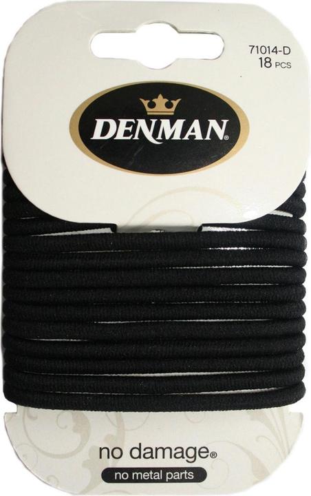 Denman No Damage Elastics Black (Schmuck)