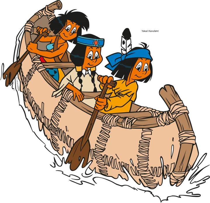 Image du produit Yakari Balade en canoë (98 x 95 cm)