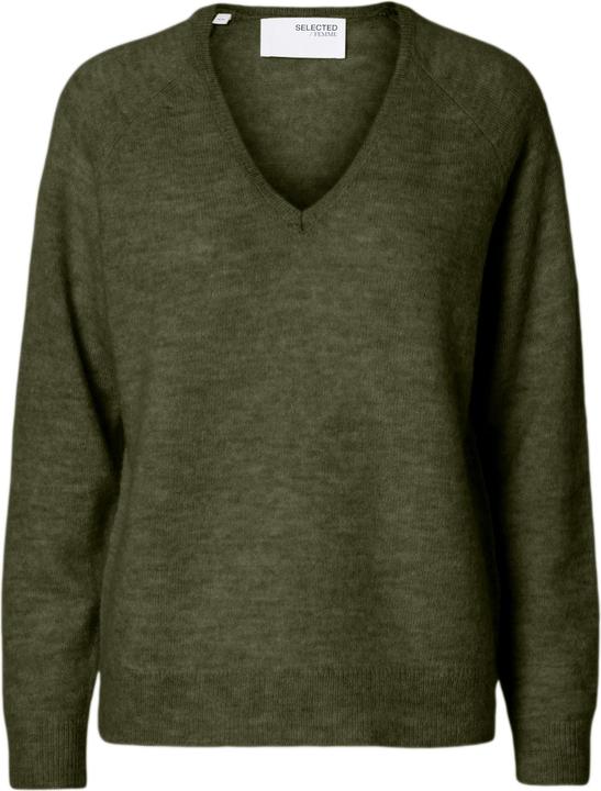 Actual product image Selected Femme V-neck knit jumper (XL)