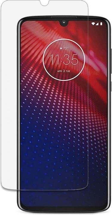 Actual product image Screenguard Motorola Moto Z4 Protective Glass Film Case Friendly Design (1 Piece, Motorola Moto Z4)