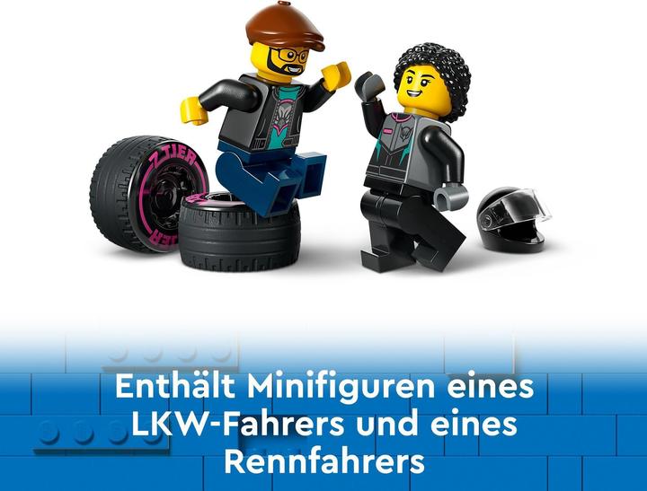 Produktbild LEGO Autotransporter mit Rennwagen (60406, LEGO City)