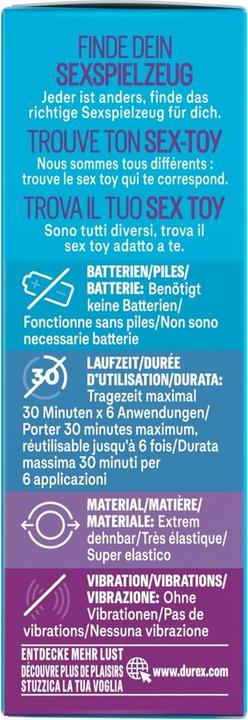Actual product image Durex Pleasure (4 cm)