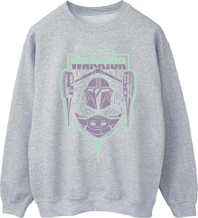 Produktbild Star Wars The Mandalorian Fierce Warrior Patch Sweatshirt (S)