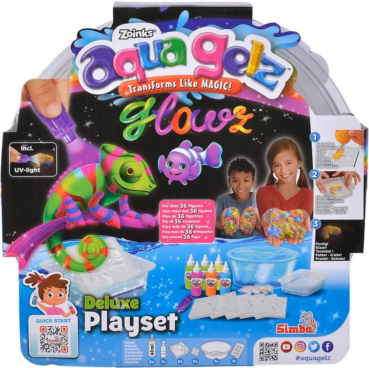 Produktbild Simba Aqua Gelz Deluxe Set Glowz