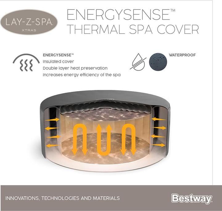 Image du produit Bestway Lay-Z-Spa Couverture Thermique Ronde 170x66cm