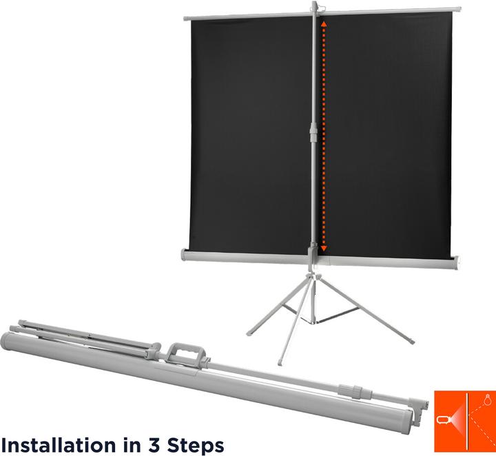 Produktbild Celexon Economy tripod screen - Projektionsbildschirm mit Stativ - 280 cm (110") (96.06", 16:9)