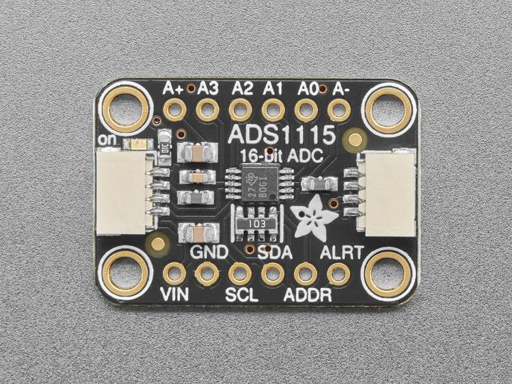 Image du produit Adafruit ADS1115 ADC 16 bits 4 ch. avec amplificateur de gain (Extension)