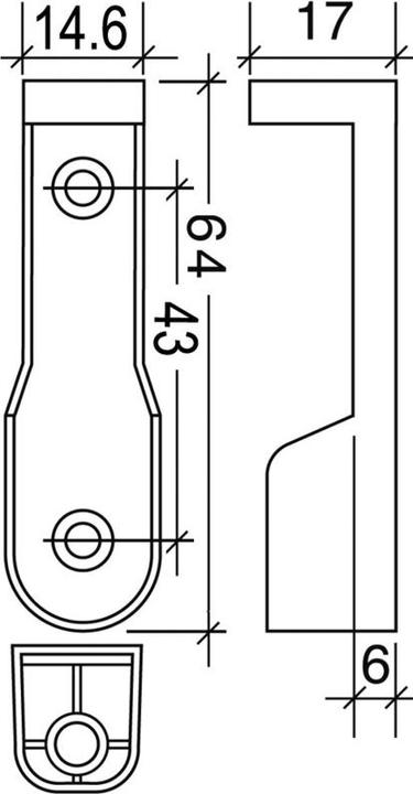 Produktbild Werkstarck Schrankrohr-Endlager (1 Stk.)